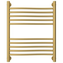 Полотенцесушитель водяной 600х500 золотой матовый Сунержа Флюид+ 032-0222-6050