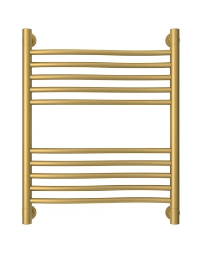 Полотенцесушитель водяной 600х500 золотой матовый Сунержа Флюид+ 032-0222-6050