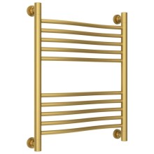 Полотенцесушитель водяной 600х500 золотой матовый Сунержа Флюид+ 032-0222-6050