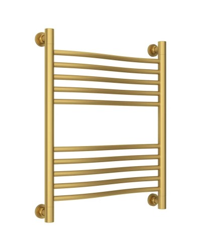 Полотенцесушитель водяной 600х500 золотой матовый Сунержа Флюид+ 032-0222-6050