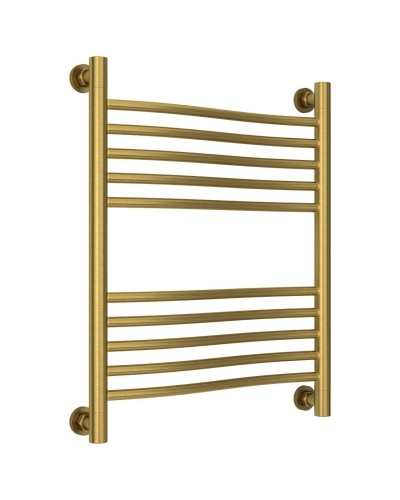 Полотенцесушитель водяной 600х500 состаренная латунь Сунержа Флюид+ 051-0222-6050