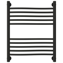 Полотенцесушитель водяной 600х500 черный матовый Сунержа Флюид+ 31-0222-6050