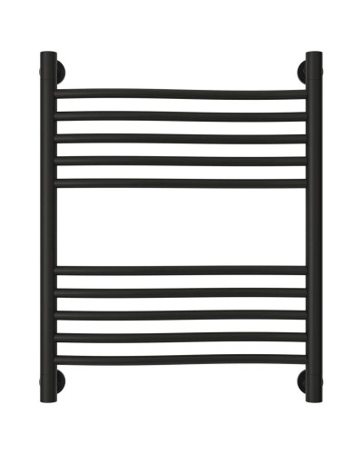 Полотенцесушитель водяной 600х500 черный матовый Сунержа Флюид+ 31-0222-6050