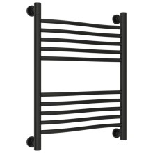 Полотенцесушитель водяной 600х500 черный матовый Сунержа Флюид+ 31-0222-6050