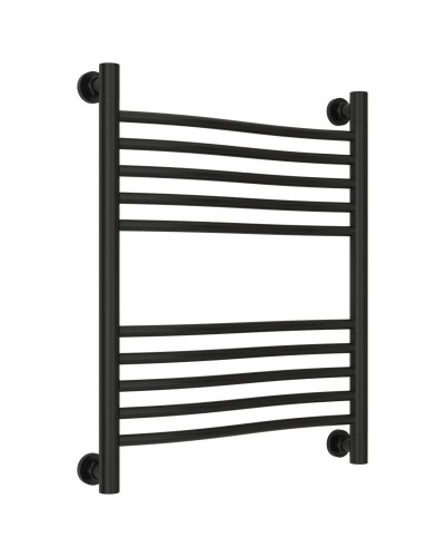 Полотенцесушитель водяной 600х500 черный матовый Сунержа Флюид+ 31-0222-6050