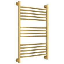 Полотенцесушитель водяной 800х500 золотой матовый Сунержа Флюид+ 032-0222-8050