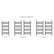 Полотенцесушитель водяной 1000х500 шампань Сунержа Флюид+ 020-0222-1050
