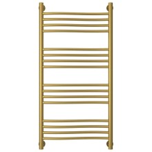 Полотенцесушитель водяной 1000х500 состаренная латунь Сунержа Флюид+ 051-0222-1050