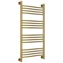 Полотенцесушитель водяной 1000х500 состаренная латунь Сунержа Флюид+ 051-0222-1050