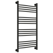 Полотенцесушитель водяной 1000х500 черный матовый Сунержа Флюид+ 31-0222-1050