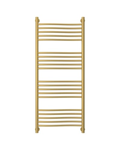 Полотенцесушитель водяной 1200х500 золотой матовый Сунержа Флюид+ 032-0222-1250