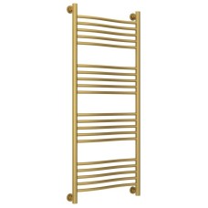 Полотенцесушитель водяной 1200х500 золотой матовый Сунержа Флюид+ 032-0222-1250