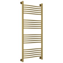 Полотенцесушитель водяной 1200х500 состаренная латунь Сунержа Флюид+ 051-0222-1250