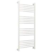 Полотенцесушитель водяной 1200х500 белый глянец Сунержа Флюид+ 12-0222-1250