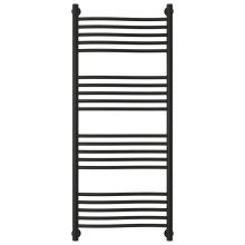 Полотенцесушитель водяной 1200х500 черный матовый Сунержа Флюид+ 31-0222-1250