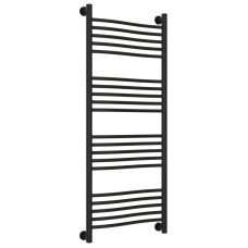 Полотенцесушитель водяной 1200х500 черный матовый Сунержа Флюид+ 31-0222-1250