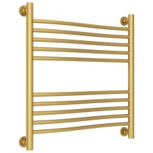 Полотенцесушитель водяной 600х600 золотой матовый Сунержа Флюид+ 032-0222-6060