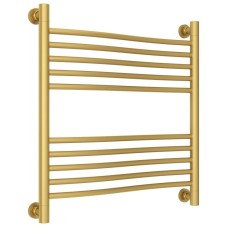 Полотенцесушитель водяной 600х600 золотой матовый Сунержа Флюид+ 032-0222-6060