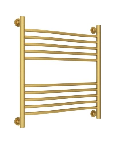 Полотенцесушитель водяной 600х600 золотой матовый Сунержа Флюид+ 032-0222-6060