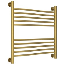 Полотенцесушитель водяной 600х600 состаренная латунь Сунержа Флюид+ 051-0222-6060