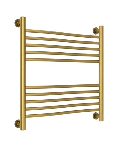 Полотенцесушитель водяной 600х600 состаренная латунь Сунержа Флюид+ 051-0222-6060