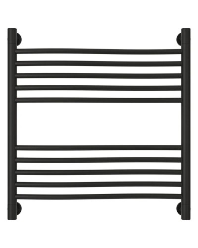 Полотенцесушитель водяной 600х600 черный матовый Сунержа Флюид+ 31-0222-6060