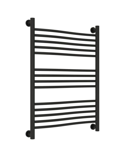 Полотенцесушитель водяной 800х600 черный матовый Сунержа Флюид+ 31-0222-8060