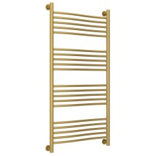 Полотенцесушитель водяной 1200х600 золотой матовый Сунержа Флюид+ 032-0222-1260