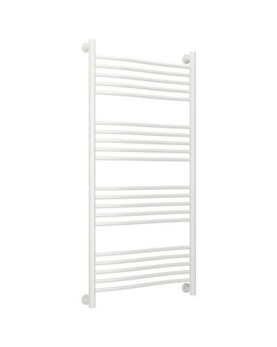 Полотенцесушитель водяной 1200х600 белый глянец Сунержа Флюид+ 12-0222-1260