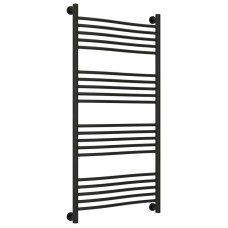Полотенцесушитель водяной 1200х600 черный матовый Сунержа Флюид+ 31-0222-1260