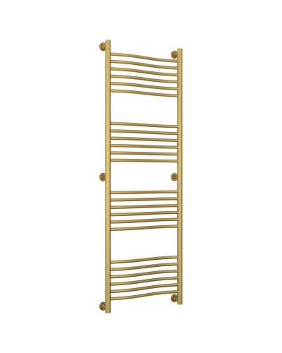 Полотенцесушитель водяной 1500х500 золотой матовый Сунержа Флюид+ 032-0222-1550