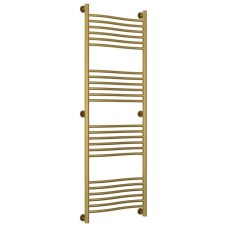 Полотенцесушитель водяной 1500х500 состаренная латунь Сунержа Флюид+ 051-0222-1550