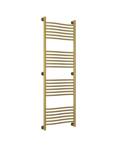 Полотенцесушитель водяной 1500х500 состаренная латунь Сунержа Флюид+ 051-0222-1550