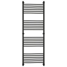 Полотенцесушитель водяной 1500х500 черный матовый Сунержа Флюид+ 31-0222-1550