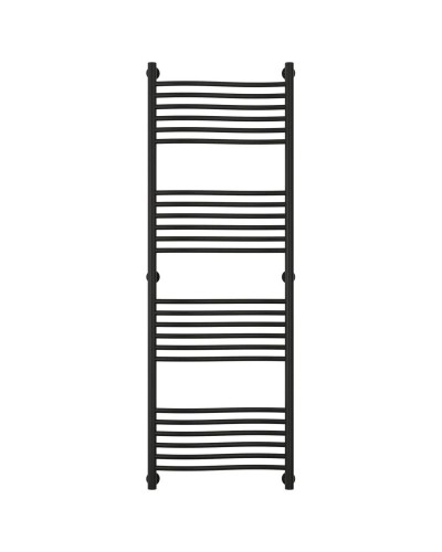 Полотенцесушитель водяной 1500х500 черный матовый Сунержа Флюид+ 31-0222-1550