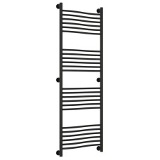 Полотенцесушитель водяной 1500х500 черный матовый Сунержа Флюид+ 31-0222-1550