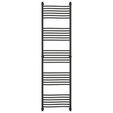 Полотенцесушитель водяной 1900х500 темный титан муар Сунержа Флюид+ 15-0222-1950