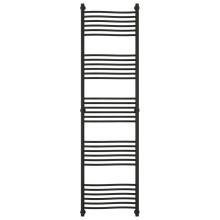 Полотенцесушитель водяной 1900х500 черный матовый Сунержа Флюид+ 31-0222-1950