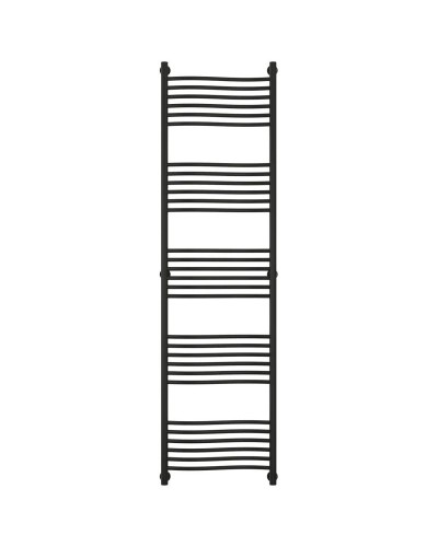 Полотенцесушитель водяной 1900х500 черный матовый Сунержа Флюид+ 31-0222-1950