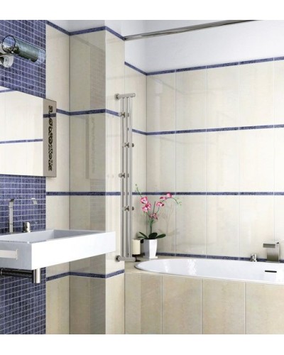 Водяной полотенцесушитель Сунержа Хорда 600x195 Хром