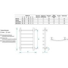 Водяной полотенцесушитель Energy Step 600x400 EWTR0STEP0604000000 Хром