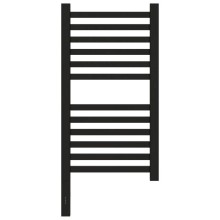 Полотенцесушитель электрический 600х300 черный матовый МЭМ левый Сунержа Модус 3.0 31-5700-6030