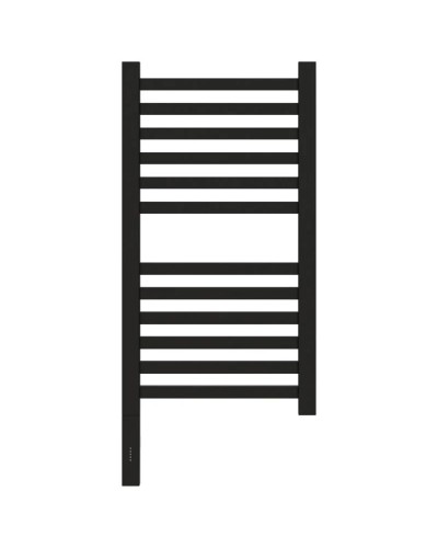Полотенцесушитель электрический 600х300 черный матовый МЭМ левый Сунержа Модус 3.0 31-5700-6030