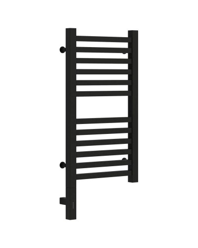 Полотенцесушитель электрический 600х300 черный матовый МЭМ левый Сунержа Модус 3.0 31-5700-6030