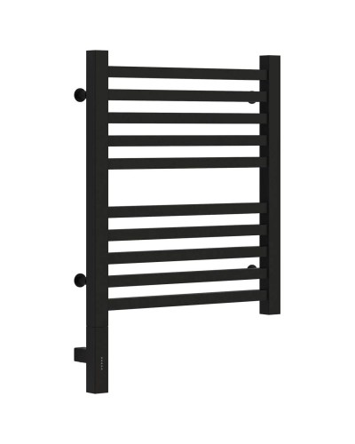 Полотенцесушитель электрический 500х400 черный матовый МЭМ левый Сунержа Модус 3.0 31-5700-5040