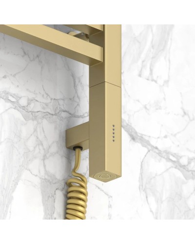 Полотенцесушитель электрический 600х400 шампань матовая МЭМ левый Сунержа Модус 3.0 022-5700-6040