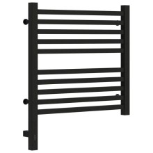 Полотенцесушитель электрический 500х500 черный матовый МЭМ левый Сунержа Модус 3.0 31-5700-5050