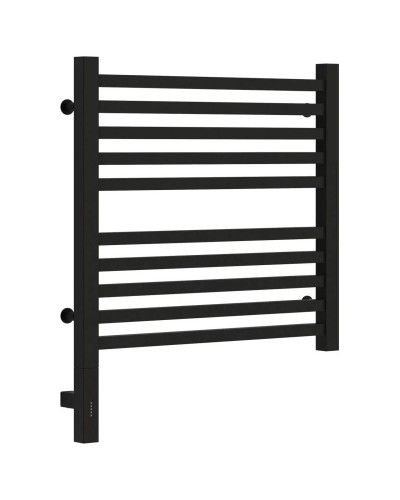 Полотенцесушитель электрический 500х500 черный матовый МЭМ левый Сунержа Модус 3.0 31-5700-5050