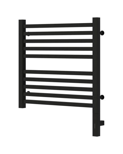 Полотенцесушитель электрический 500х500 черный матовый МЭМ правый Сунержа Модус 3.0 31-5701-5050