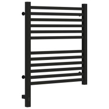 Полотенцесушитель электрический 600х500 черный матовый МЭМ левый Сунержа Модус 3.0 31-5700-6050